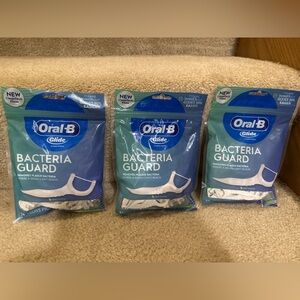 Oral-B Glide Bacteria Guard Floss Picks new lot of 3